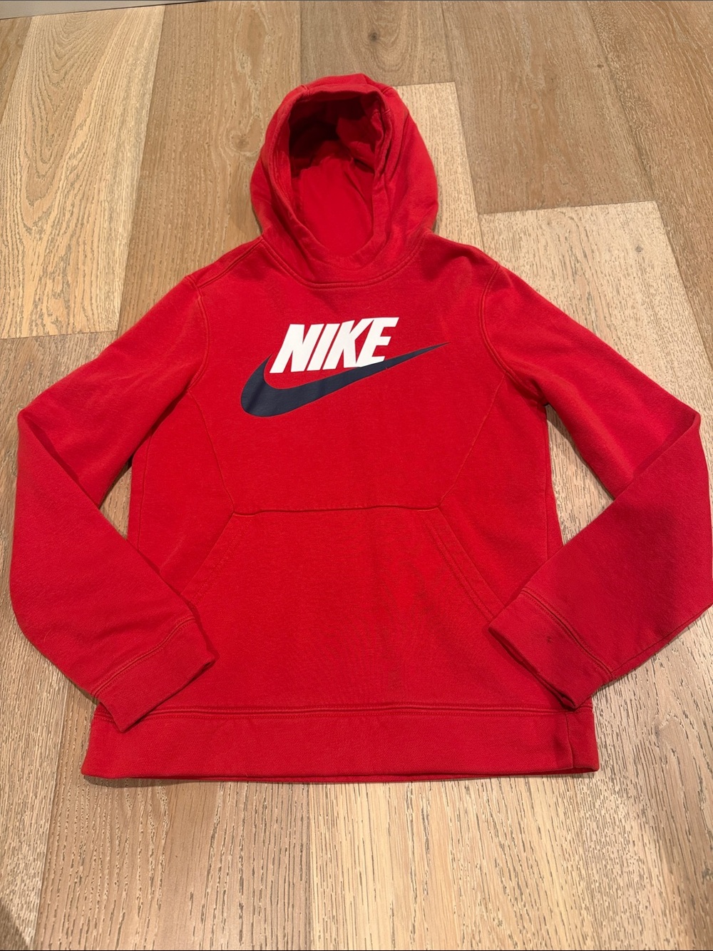Nike Red Pullover Hoodie (big boys medium)